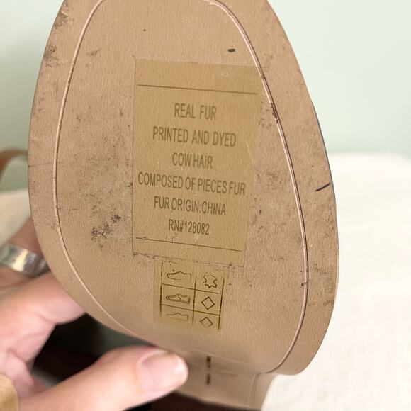 Dolce Vita Nala Block Heel Leather Sandals Size 6 - Picture 5 of 12